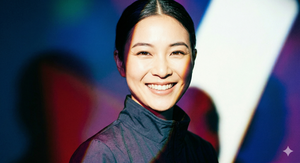 Illustration of a person walking forward from darkness into a warm sunlit path, symbolizing being gently led toward light.